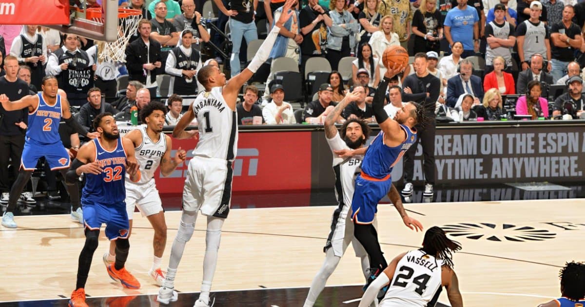 Onde assistir Finais da NBA: Spurs x Knicks hoje - segunda-feira (08/06/2026)